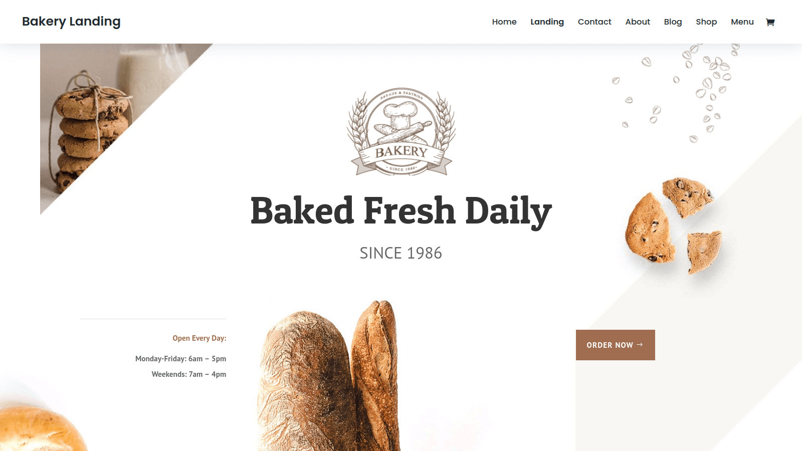 Bakery website